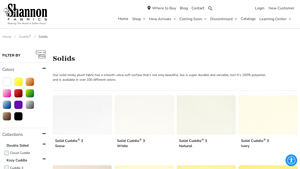 Shannon Fabrics - Solid Cuddle® Minky Fabric