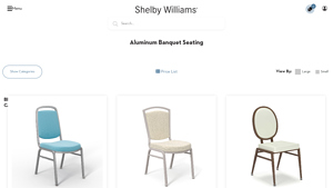 Shelby Williams - Aluminum Banquet Seating