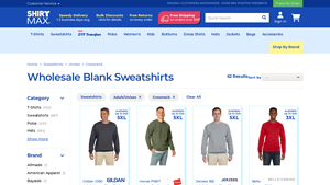 ShirtMax - Wholesale Blank Crewneck Sweatshirts