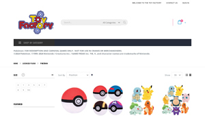 Toy Factory - Pokémon Licensed Plush