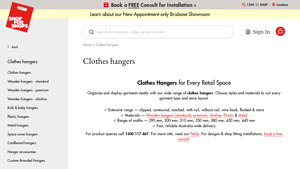 Shop for Shops - Clothes Hangers