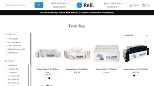 ShopReli - Affordable Trash Bags