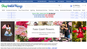 ShopWildThings - Faux Giant Flowers