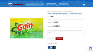 Gain - Detergent Original 1 Load