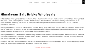 SM Salt - Himalayan Salt Bricks