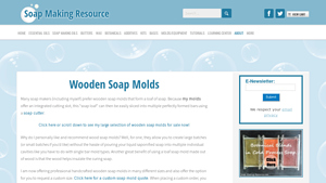Soap Making Resource - Wooden Soap Molds