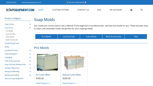 Soapequipment - Soap Molds