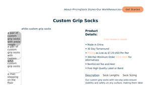 Sockrates™ - Custom Grip Socks