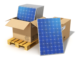 A stock image illustrating solar panel wholesale concepts