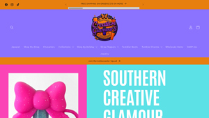 Southern Creative Glamour - Wholesale Silicone Bow Straw Toppers