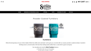 Southern Drinking Club - Colorful Powder Coated Tumblers