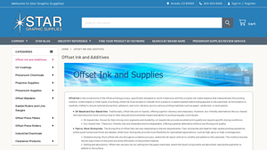 Star Graphics Supplies - Offset Ink and Additives