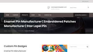 Star Lapel Pin - Custom Pin Badges