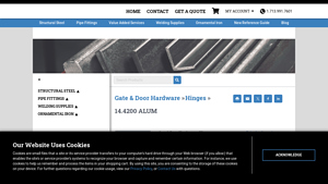 Steel Supply - Aluminum Piano Hinge