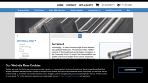 Steel Supply - Galvanized Pipe