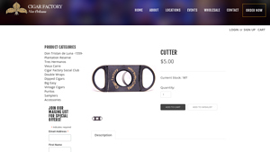 Cigar Factory - Cutter