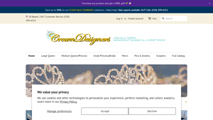 Crown Designers - Pageant Crowns & Tiaras Sale