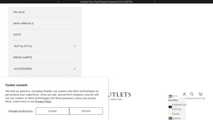 Suits Outlets - Men's Walking Suits