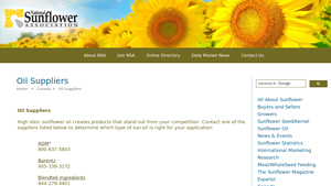 Sunflower NSA - High Oleic Sunflower Oil