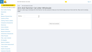 Arm And Hammer - Cat Litter Wholesale