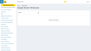 SupplyLeader - Budget Binder Wholesale