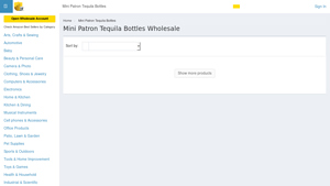 Supply Leader - Mini Patron Tequila Bottles
