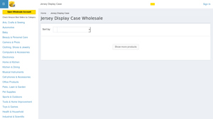 SupplyLeader - Jersey Display Cases