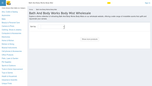 Bath And Body Works - Body Mist Wholesale