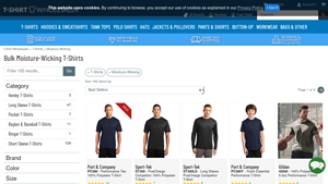 Moisture-Wicking T-Shirts - Bulk Styles & Brands