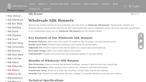 Taihu Snow - Wholesale Silk Bonnets