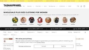 Tasha Apparel - Wholesale Plus Size Clothing