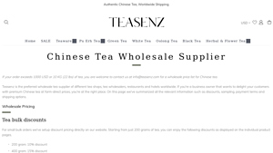 Teasenz - Authentic Chinese Tea Wholesale