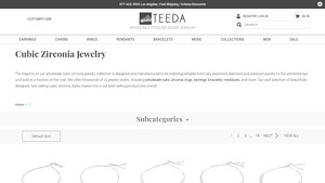 Teeda - Wholesale Cubic Zirconia Jewelry