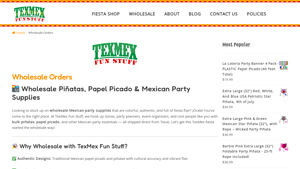 TexMex Fun Stuff - Wholesale Piñatas & Papel Picado