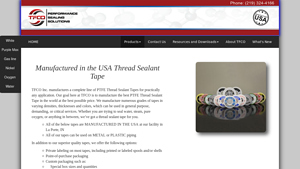 TFCO Inc. - PTFE Thread Sealant Tape