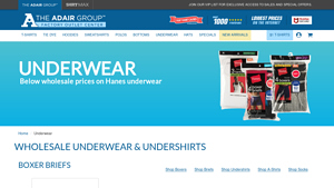 The Adair Group - Wholesale Underwear and A-Shirts