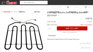 Fire Magic - Electric Grill Heating Element
