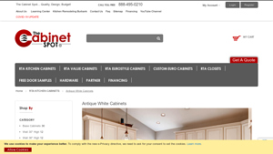 The Cabinet Spot - Antique White Cabinets