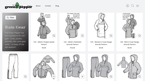 The Green Pepper - Adult's Oregon Jacket Pattern