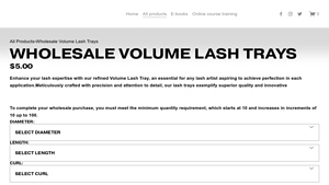 The Wink Effect - Wholesale Volume Lash Trays