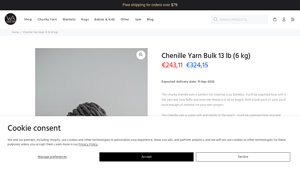 The Wool Art - Chunky Chenille Yarn Bulk Pack