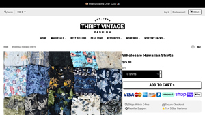 Thrift Vintage Fashion - Wholesale Hawaiian Shirts