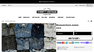 Thrift Vintage Fashion - Wholesale Women's Denim Jackets