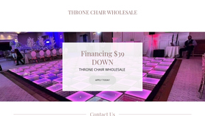 Throne Chair Wholesale - Event & Photobooth Chairs