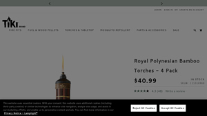Tiki Brand - Royal Polynesian Bamboo Torch