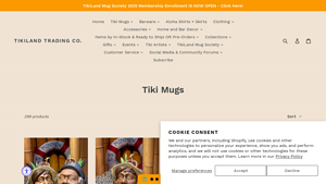 Tiki Land Trading - Limited Edition Tiki Mugs