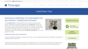 TinScape - Wholesale Christmas Tins