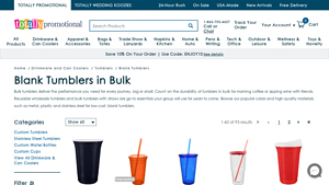 Totally Promotional - Customizable Blank Tumblers