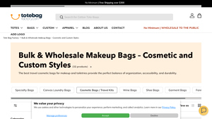 Tote Bag Factory - Bulk & Wholesale Makeup Bags