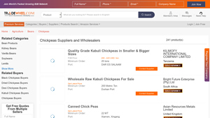 TradeWheel - Chickpeas Suppliers